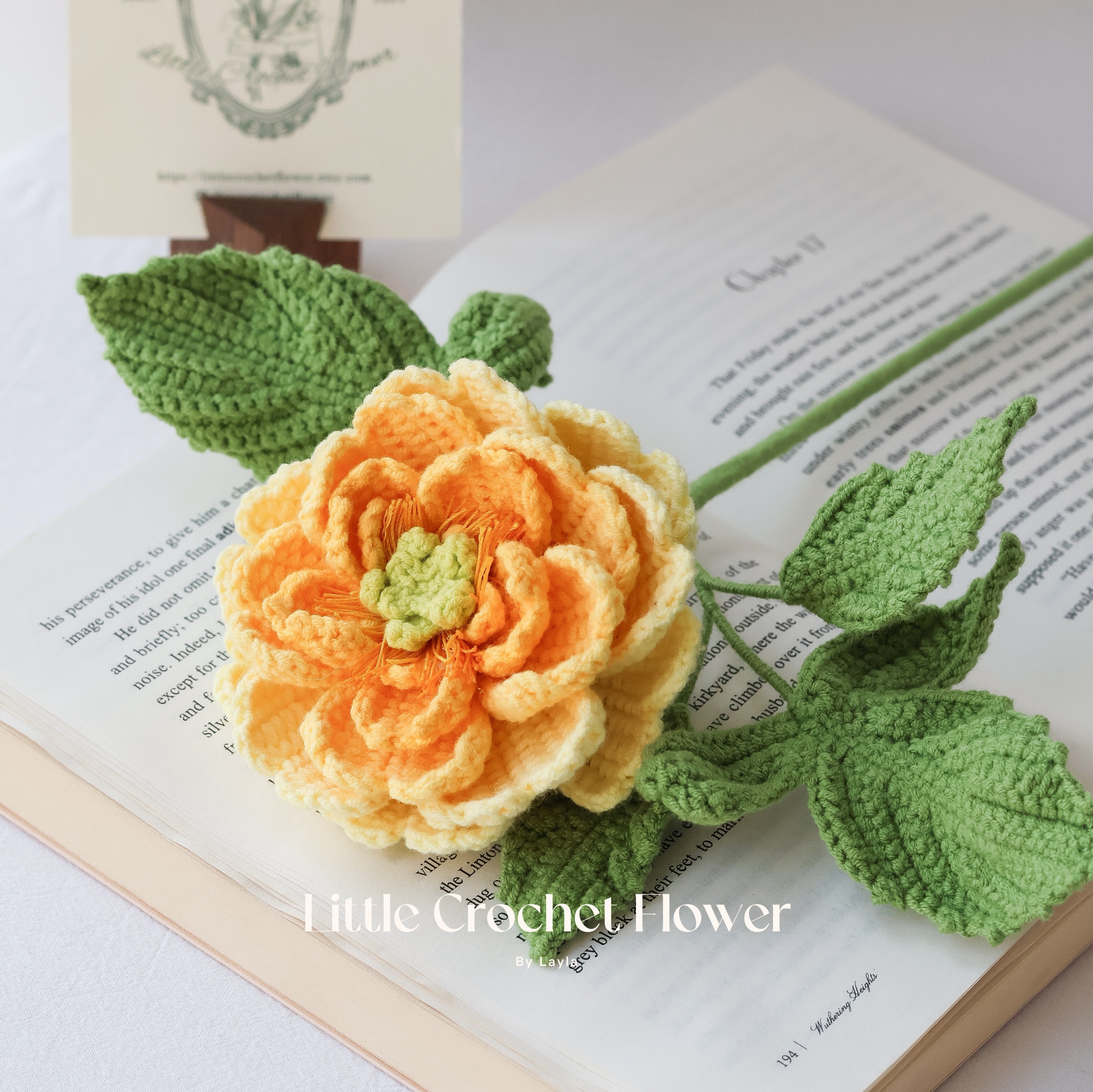 Handmade Crochet Peony Flower Bouquet โ Colorful Knitted Home Decor