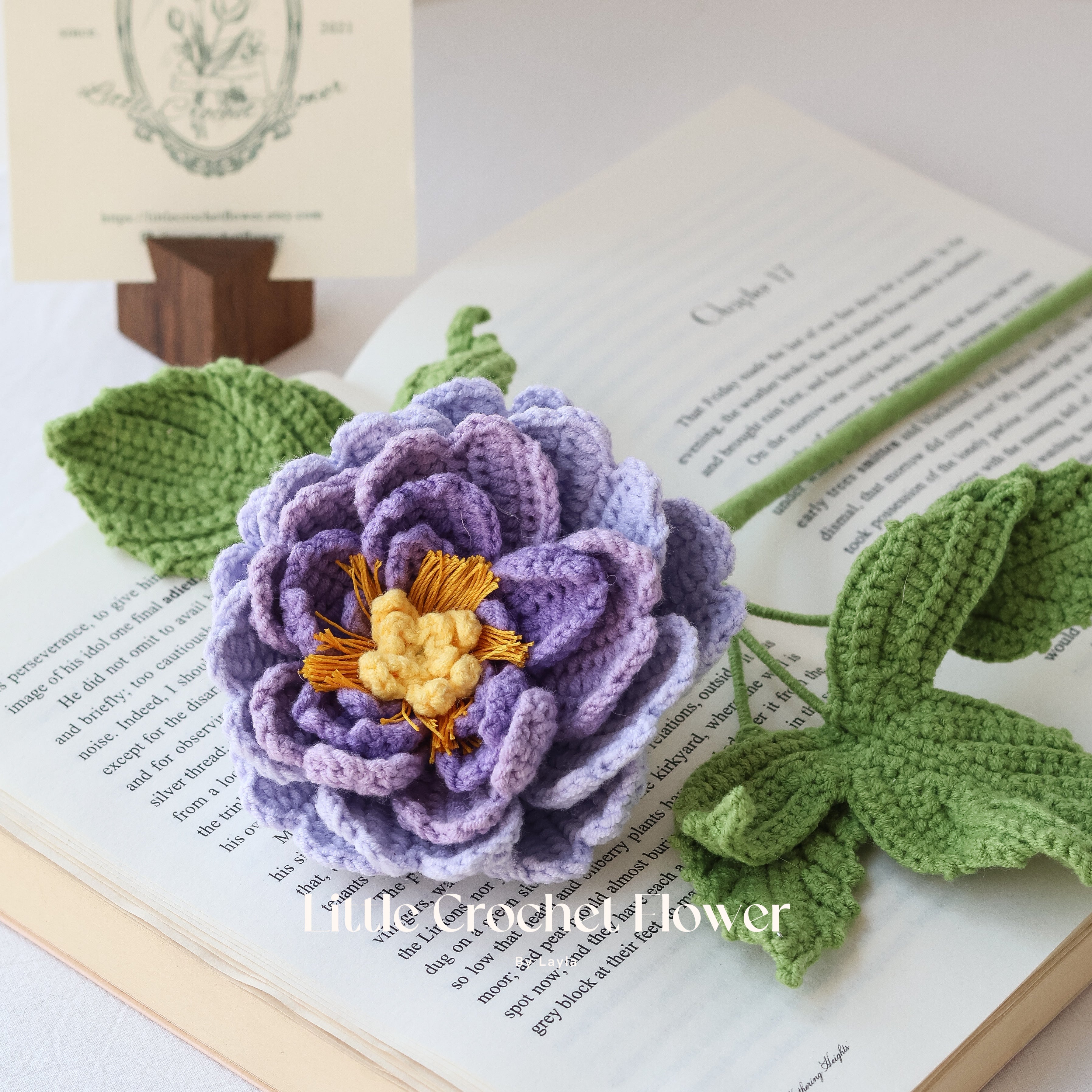 Handmade Crochet Peony Flower Bouquet – Colorful Knitted Home Decor