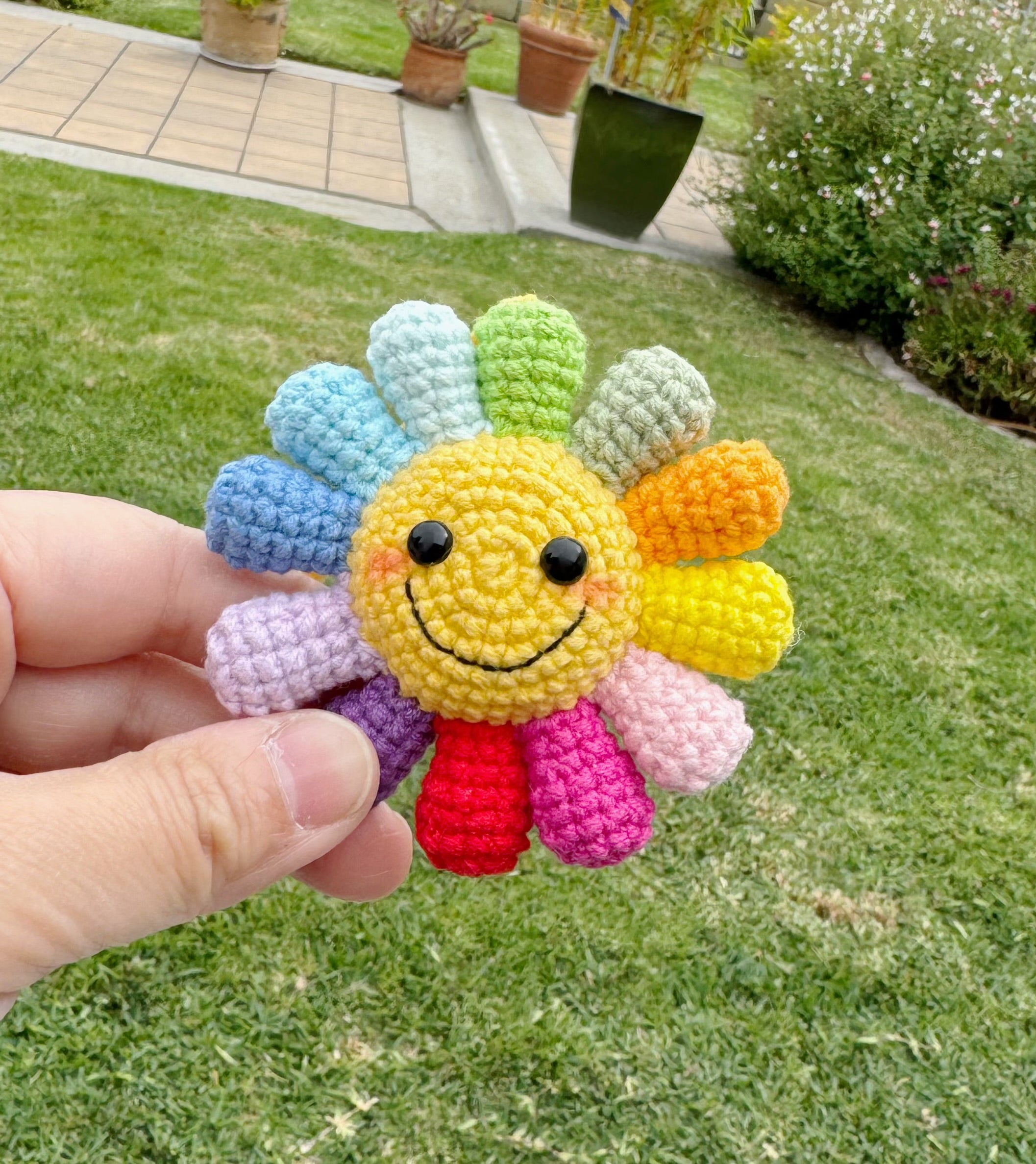 Crochet flower bouquet